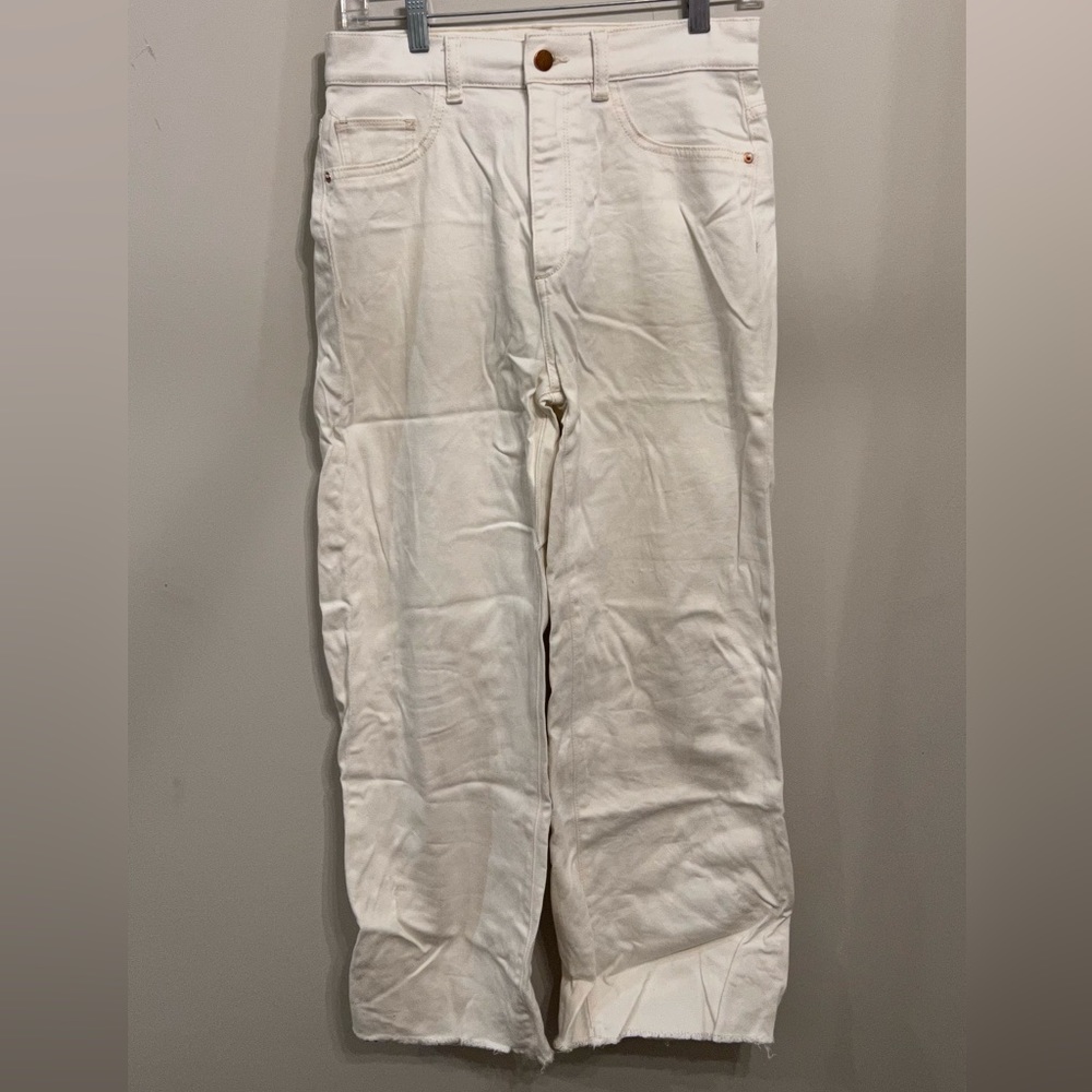 DL1961 White wide leg denim size 27